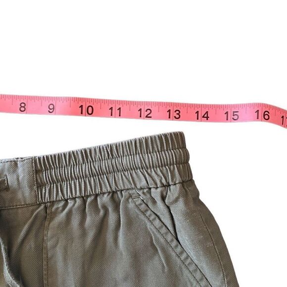 Talbots XS drawstring green elastic waist shorts - Picture 4 of 7